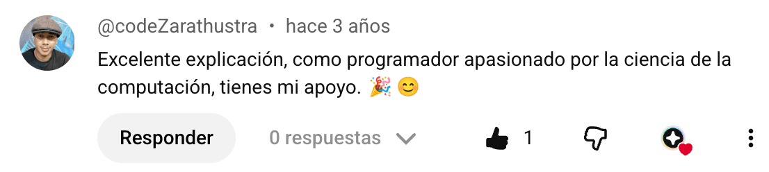 Comentario de codeZarathustra