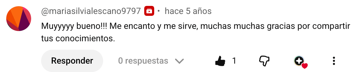 Comentario de mariasilvialescano9797